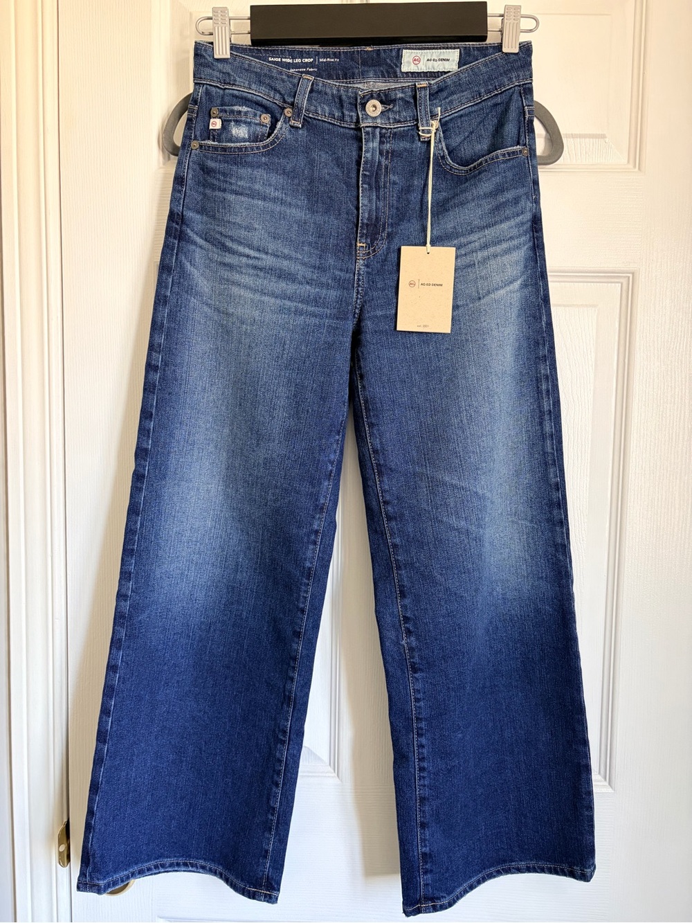AG Saige Wide Leg Crop Jean